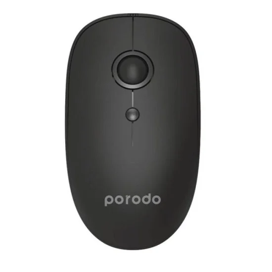Porodo 2 in 1 Wireless Bluetooth Mouse 2.4 GHz V5.0 - Black